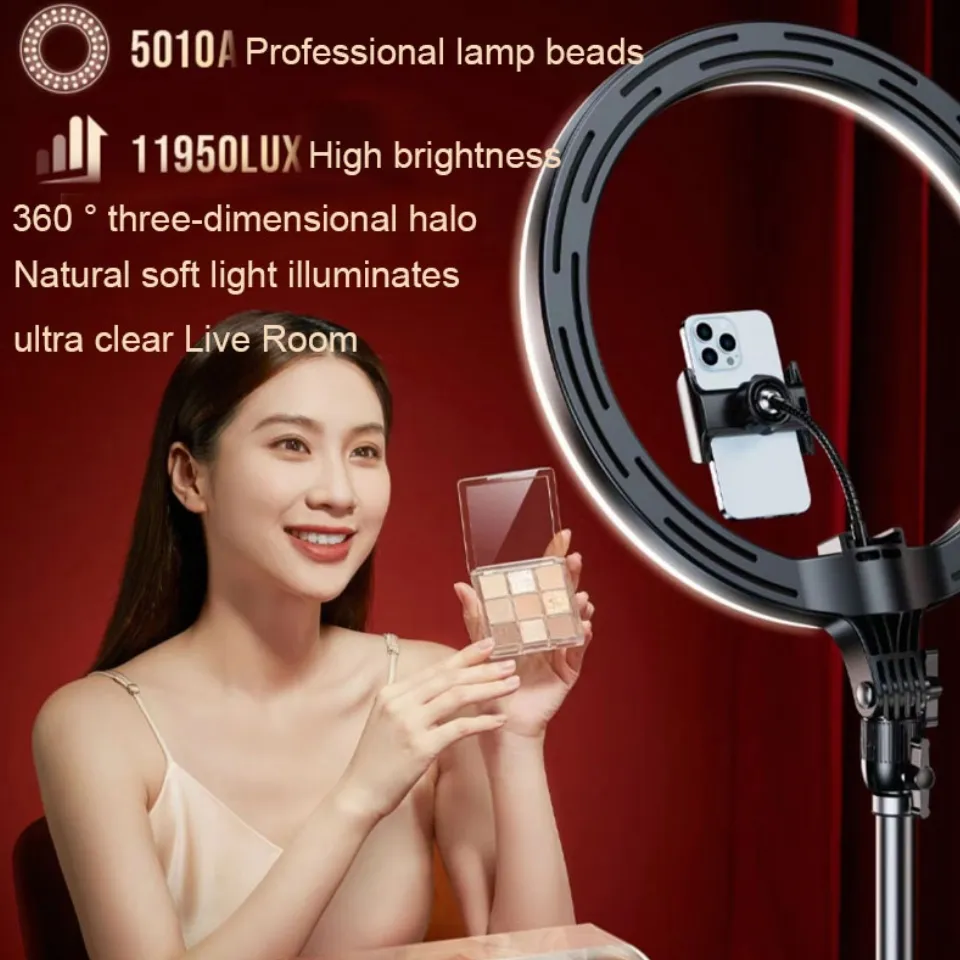 Neewer Ring Light Phone Holder LED Ring Light With Softbox
