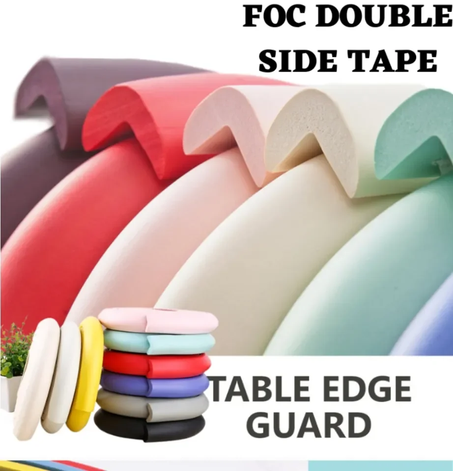 Table edge guard clearance for baby