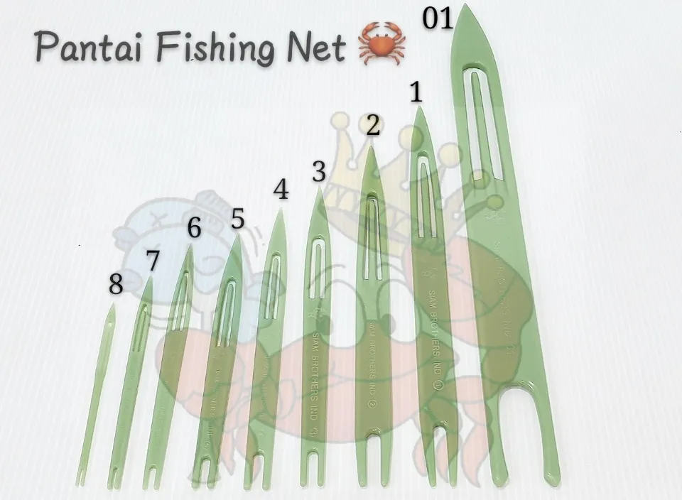 01 Size 5Pcs Fishing Net Needle Repair Net Line Plastic Mending