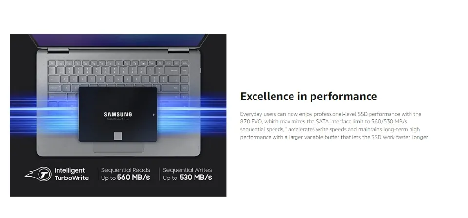 Samsung 870 EVO 1TB, 2.5 Inch SATA III Internal SSD | Lazada Singapore