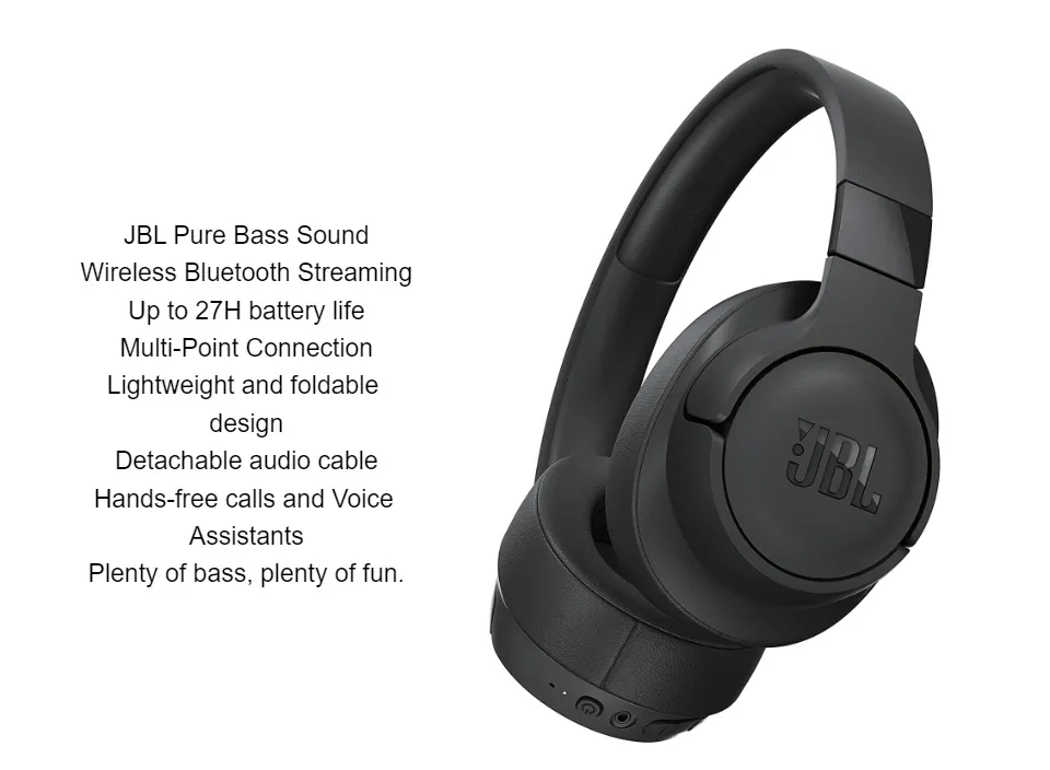 JBL Tune 710BT / Tune 720BT / T720BT / T710BT Wireless Over-Ear Headphones  Bluetooth Headphones with Microphone - Spoyl Store