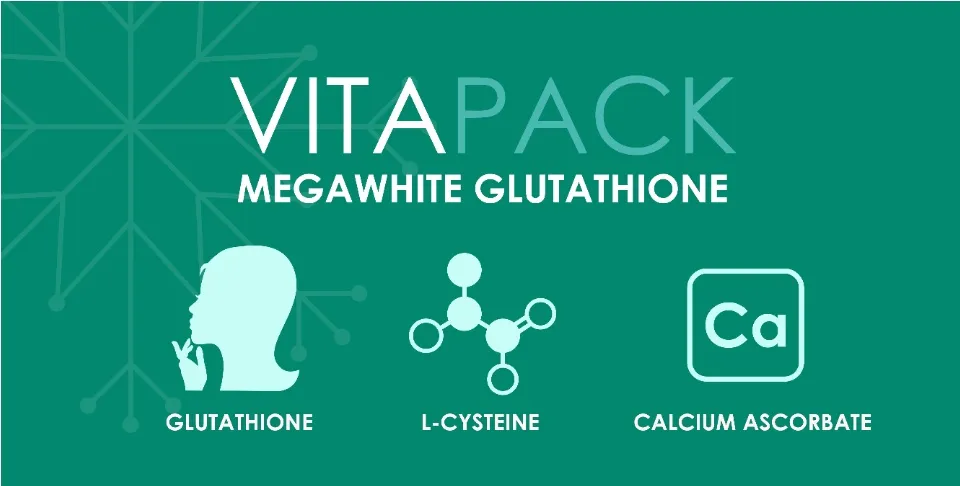 VITAPACK Megawhite Whitening Glutathione Whitening Capsules Gluta Antioxidant Supplement Set of 3 Boxes (60 caps) Effective Skin Whitening No Hyperacidity Breakouts 30-Day Supply Capsules - Lazada