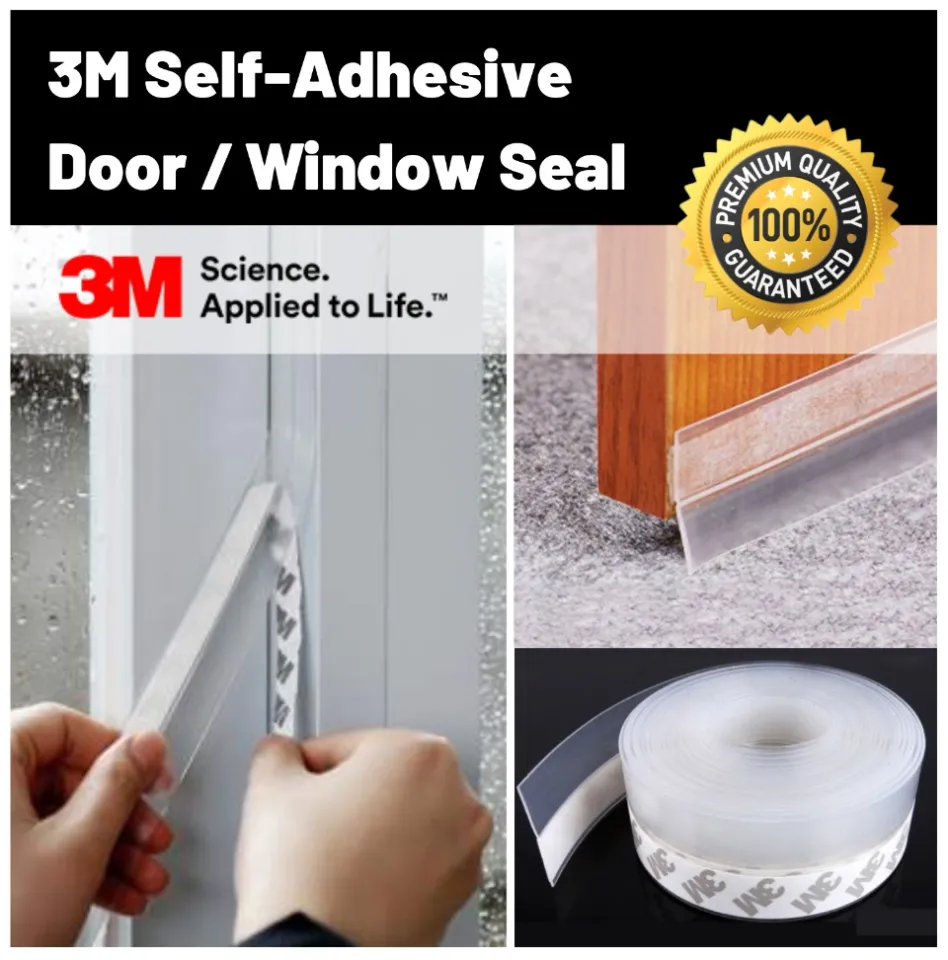 First MagicSeal - 25mm/35mm/45mm 3M Self-Adhesive Rubber Silicone Door Seal  Windows Seal Strip