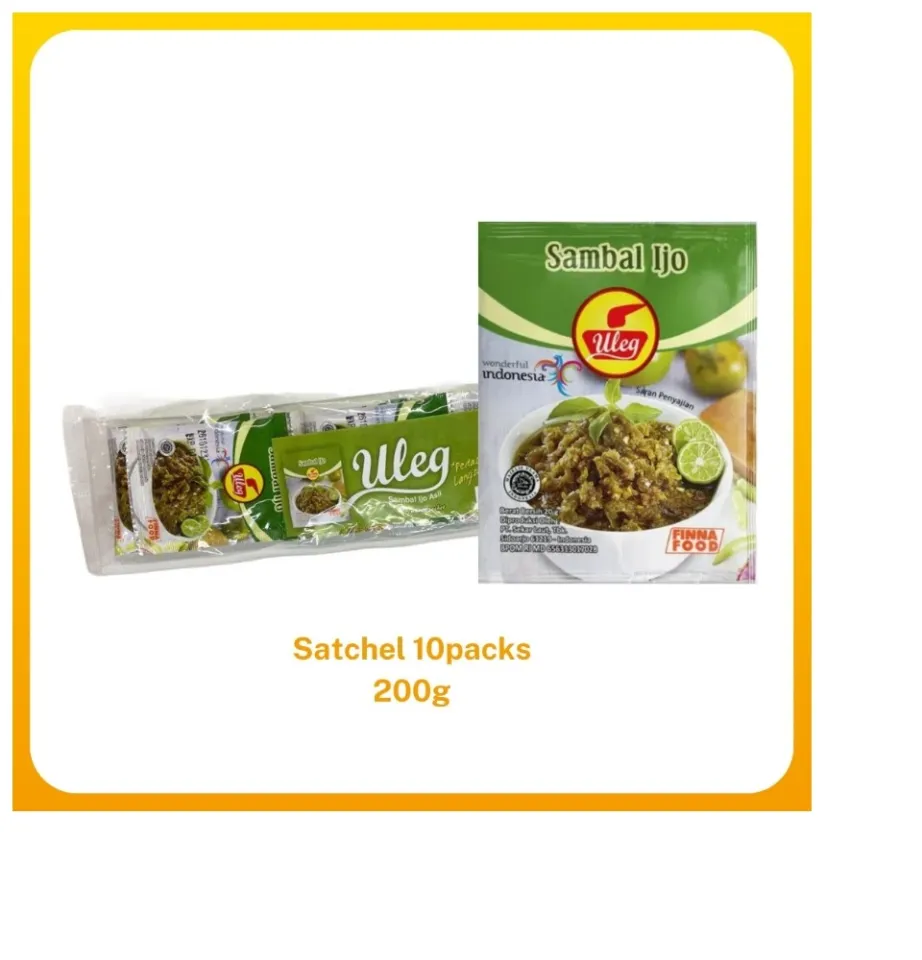 Uleg] Sambal Terasi/Ijo Packet (200g) Tiangs | Lazada Singapore