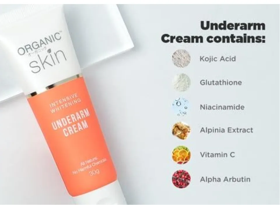 Organic Skin Japan Intensive Underarm Whitening Cream Lazada PH