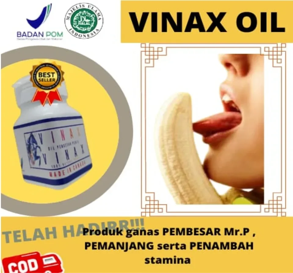 VINAX OIL[PROMO COD] - Obat Pembesar Penis 100% ORIGINAL / Obat kuat pria /  Lebih Ampuh Dari