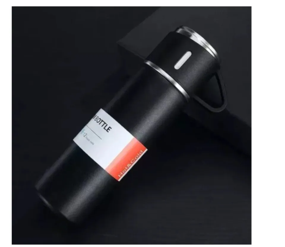 XJSShop Water Bottle 500ML Bullet Stainless Steel Vacuum Double-Layer  Thermos Coffee Tumbler Travel Mug