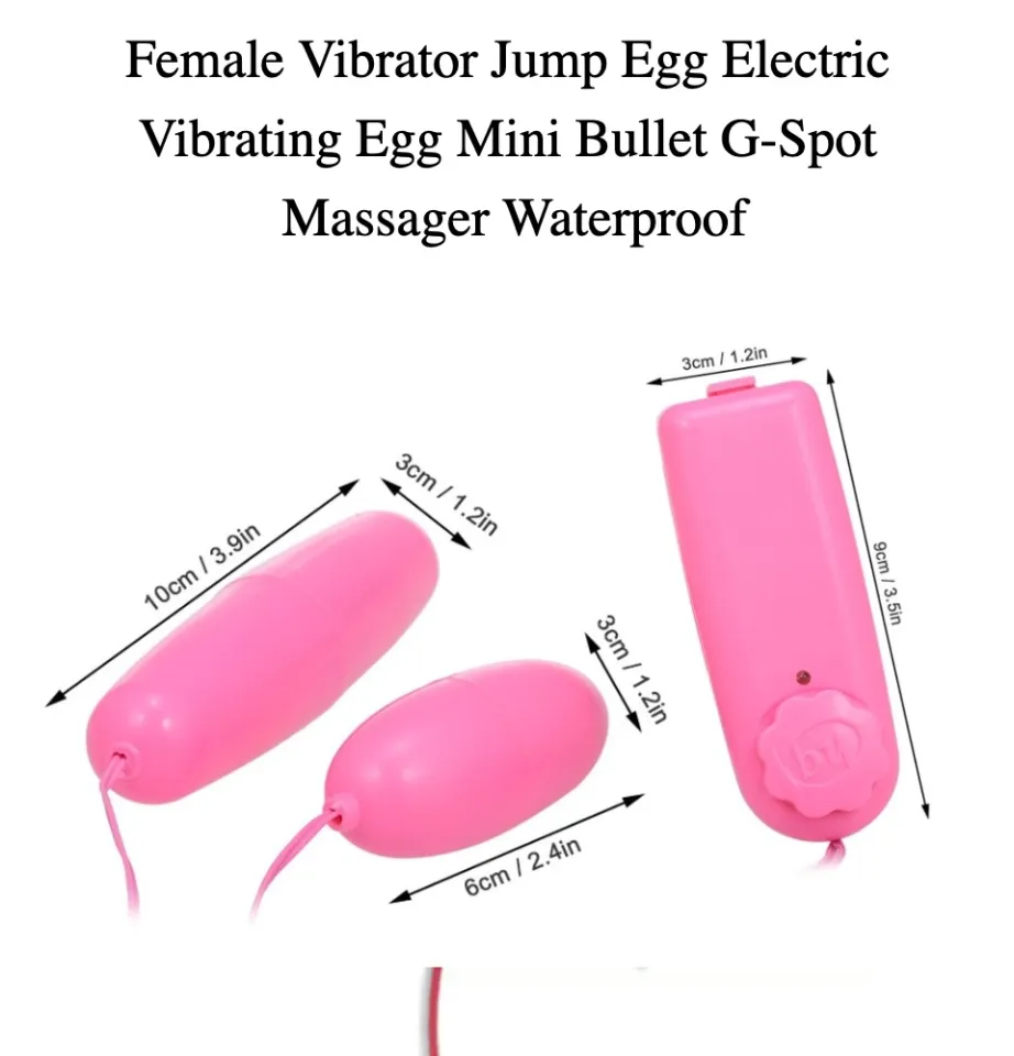 Female Vibrator Jump Egg Electric Vibrating Egg Mini Bullet G-Spot Massager  Waterproof Adult Sex Toys