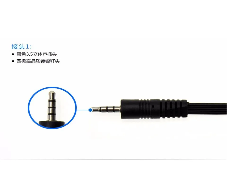 3.5mm Jack Plug Male to 3 RCA Adapter to RCA Male Audio Video AV Cable Wire  Cord for Android TV Box 