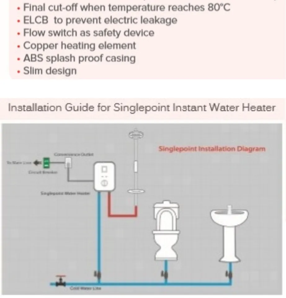 Single Point Multi Point Instant Water Heater Heater Diagram Multi