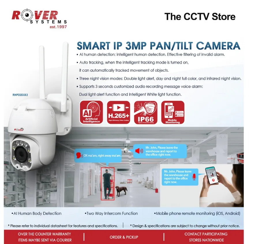 Rover smart hot sale camera