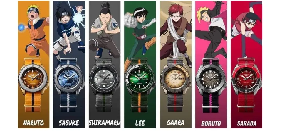 Seiko 5 X Boruto SRPF65K Naruto Collectible s and Limited Edition