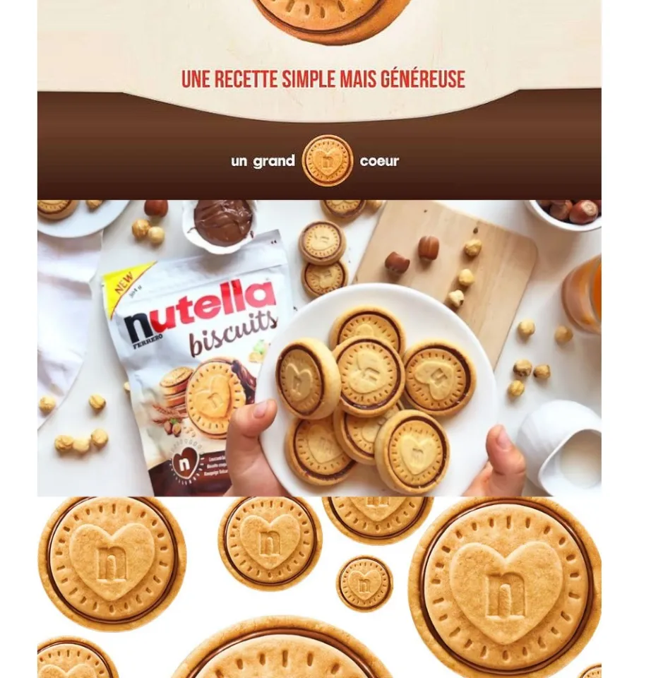 Ferrero Nutella Biscuits T3 (3 pieces inside) 榛子巧克力饼干 41.4g