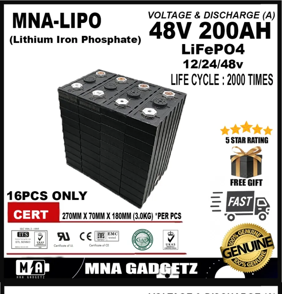 MNA LIPO LIFEPO4 BATTERY 48V 200AH LITHIUM IRON PHOSPHATE BATTERY