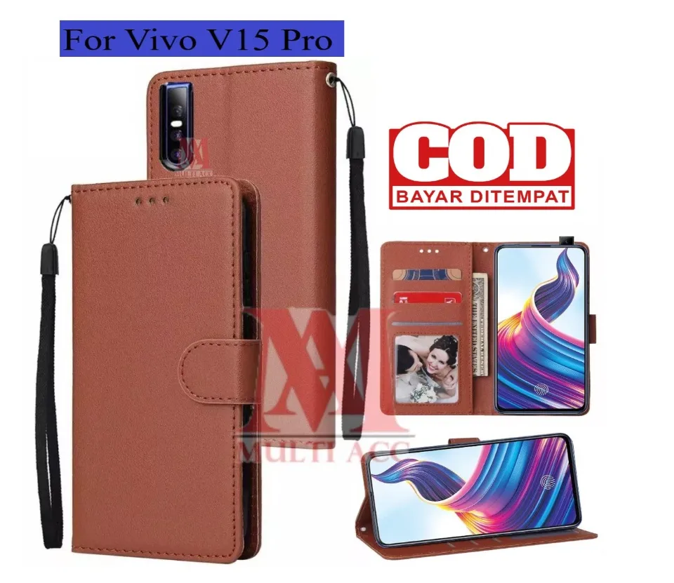Wallet Vivo V15 Pro Flip Cover Leather VIVO V15 PRO Leather Flip