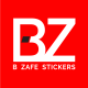 B ZAFE STICKERS