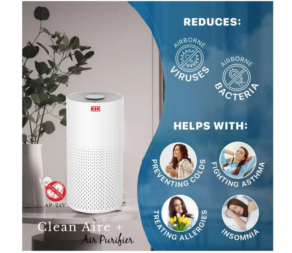 Clean plus outlet air purifier