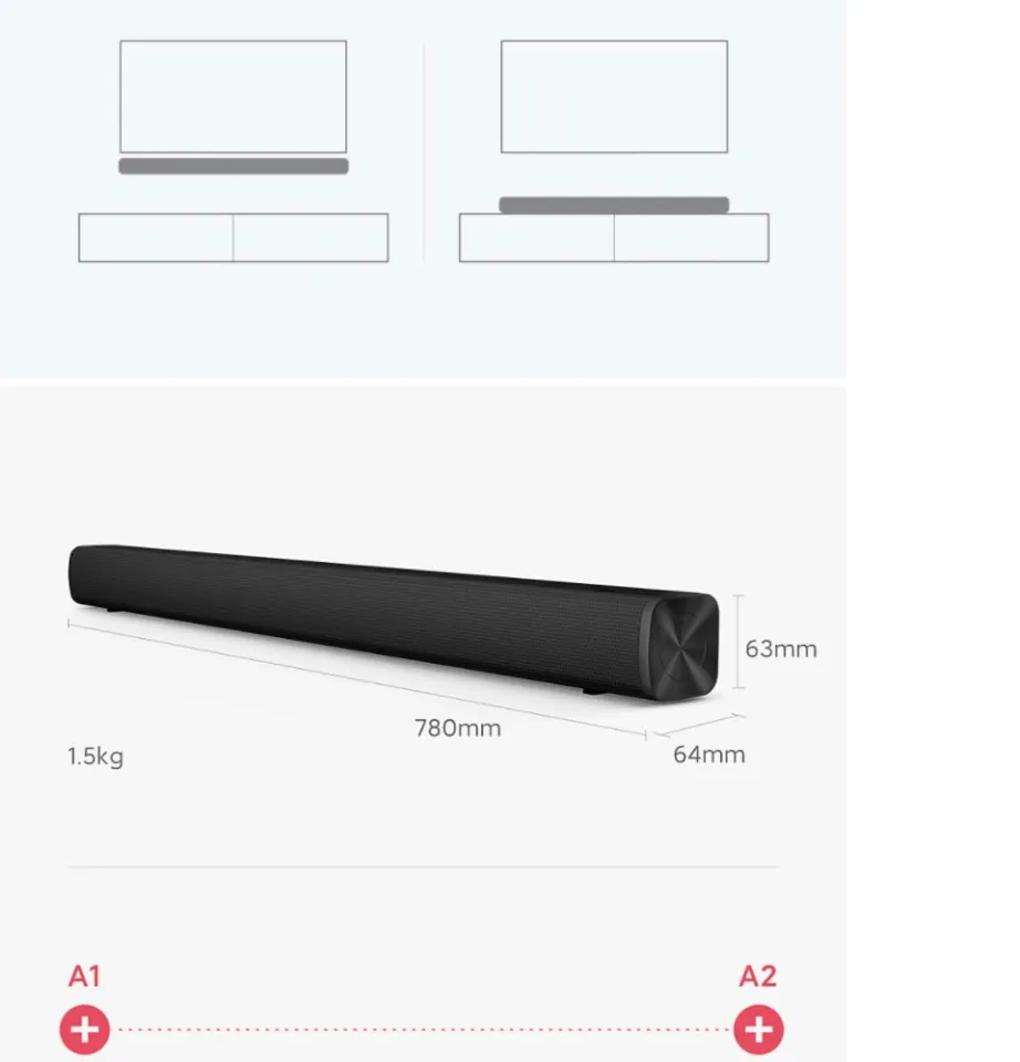 Mi store soundbar dimensions