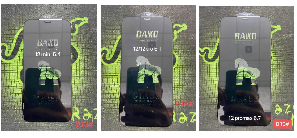 BAIKO Super Smooth Full Cover Tempered Glass Screen Protector for