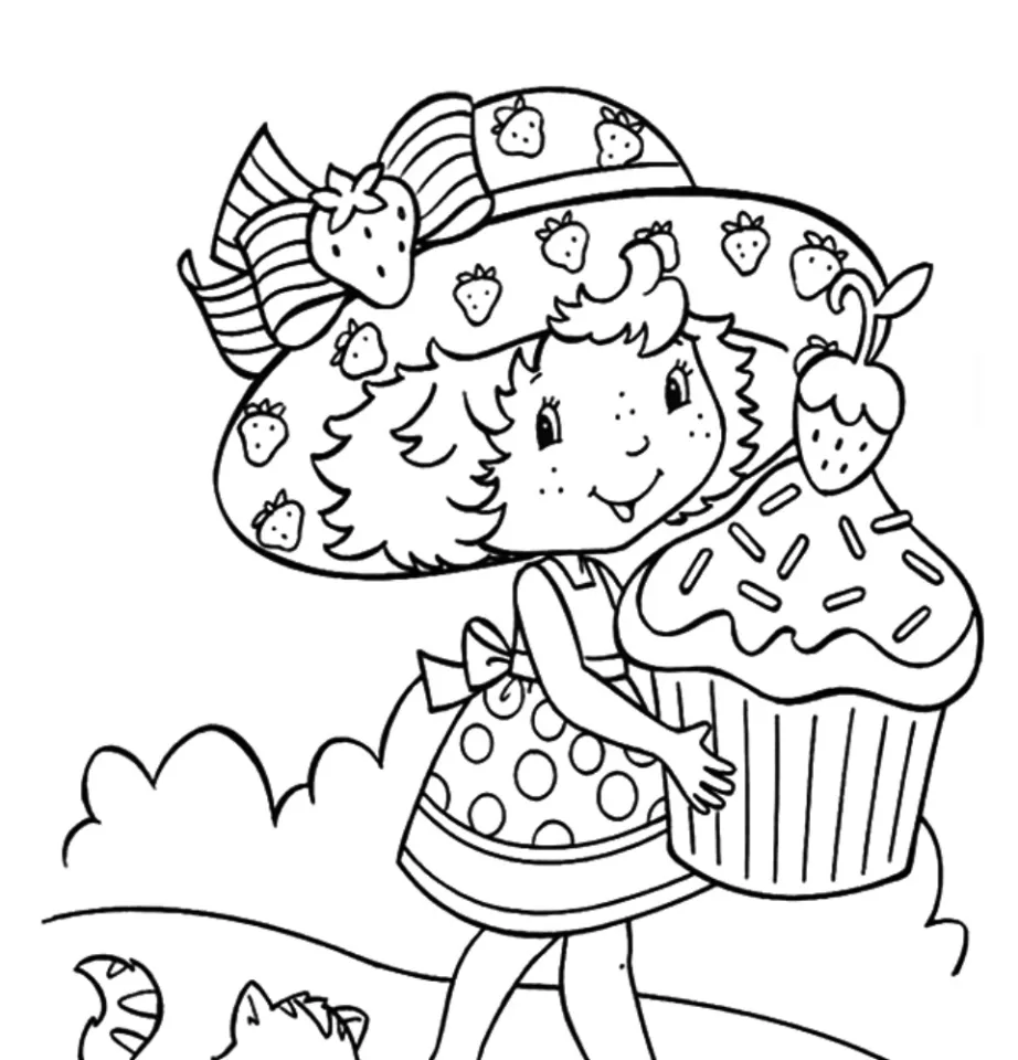 Cupcake Thực phẩm Vẽ tô màu cuốn sách, PinkHeart, tác phẩm nghệ thuật,  nướng bánh png | PNGEgg