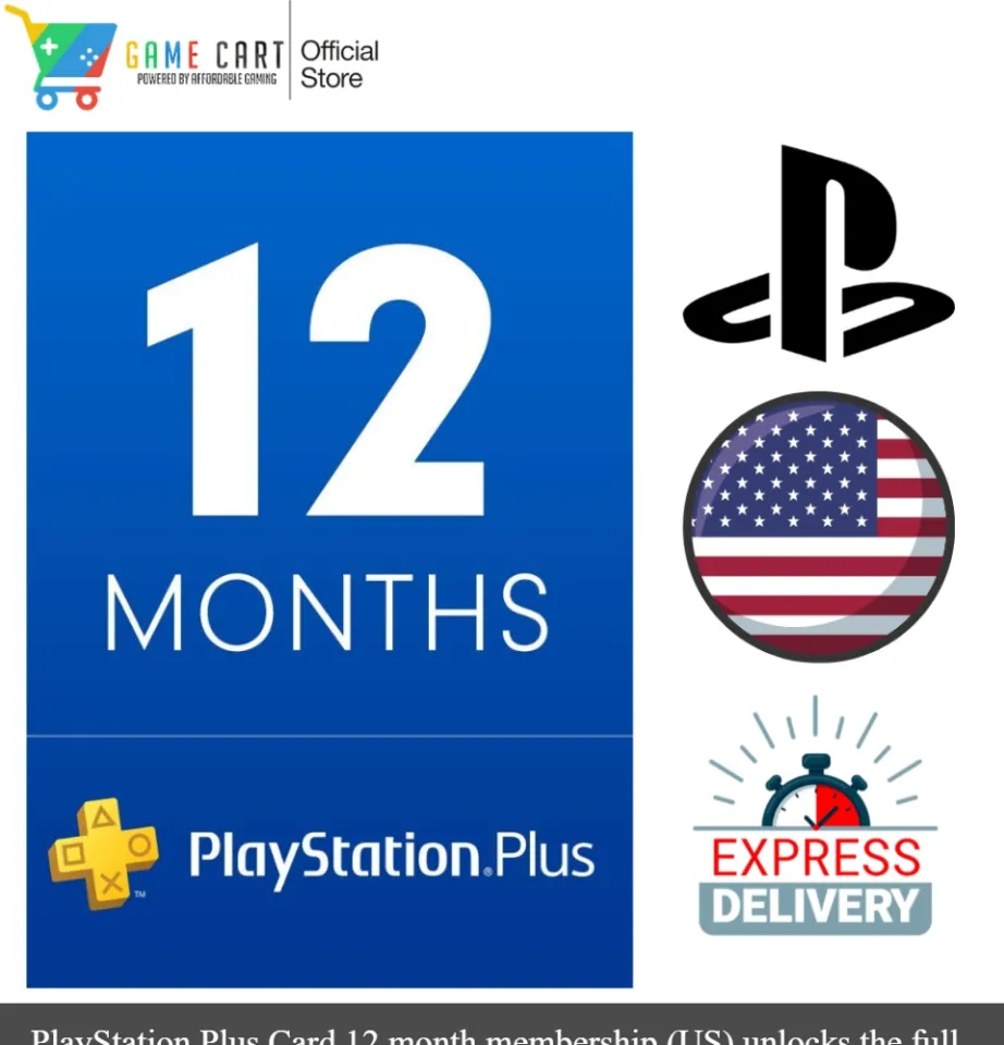 Ps plus 12 sale month gift card