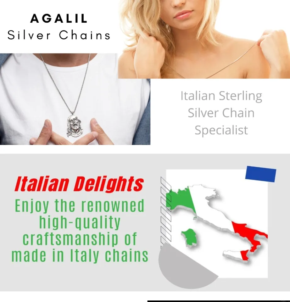 thumbnail image 2 of 1.2mm Box Chain Necklace - 925 Sterling Silver - Made In Italy - 16 To 24 Inch - Lobster Clasp 2 of 6