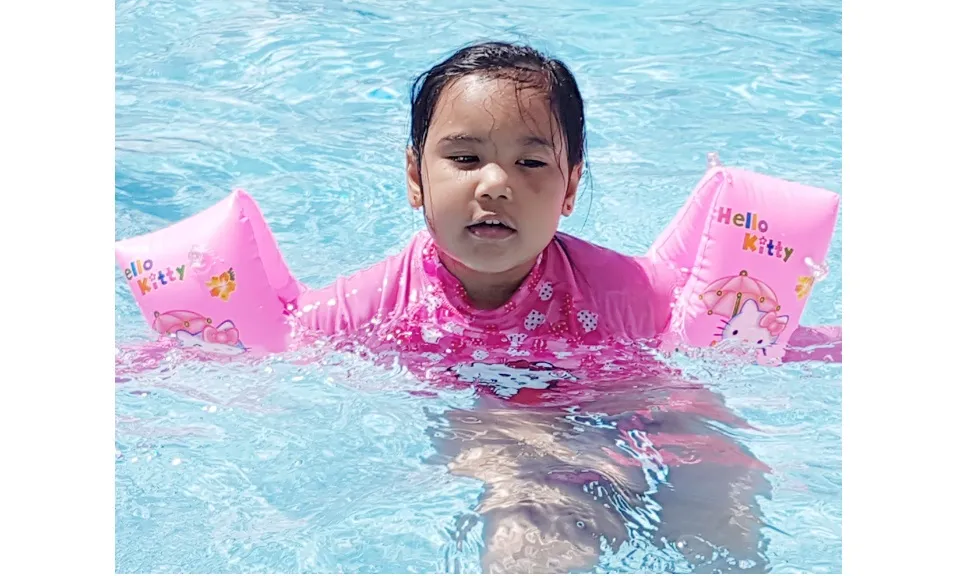 Swimming Pool Kitten Life Jacket Swimming Arm Floater Salbabida