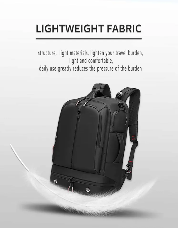 SEA CHOICE Business Commuter Backpack Large Capacity Outdoor Travel Bag  Multifunctional Messenger Laptop Bag Oxford Fabric Lightweight Backpack