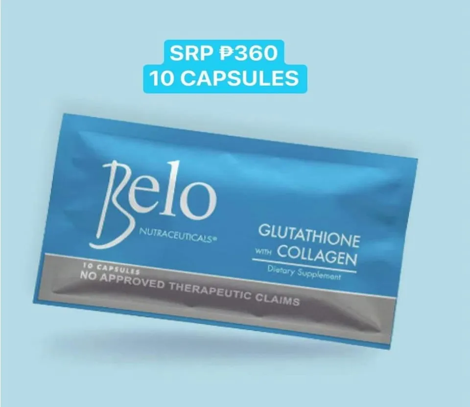belo nutraceuticals glutathione with collagen review Belo Nutraceuticals Glutathione + Collagen Capsules Belo Glutathione with  Collagen 10 Capsules