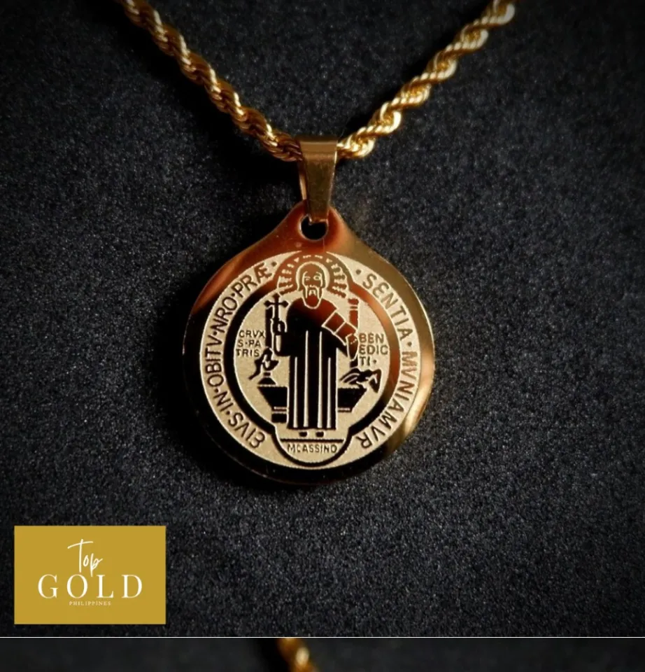 ST. BENEDICT KEY PENDANT IN 14K YELLOW GOLD – F&C Jewelry | The largest  leading fine jewelry retailer in the Philippines