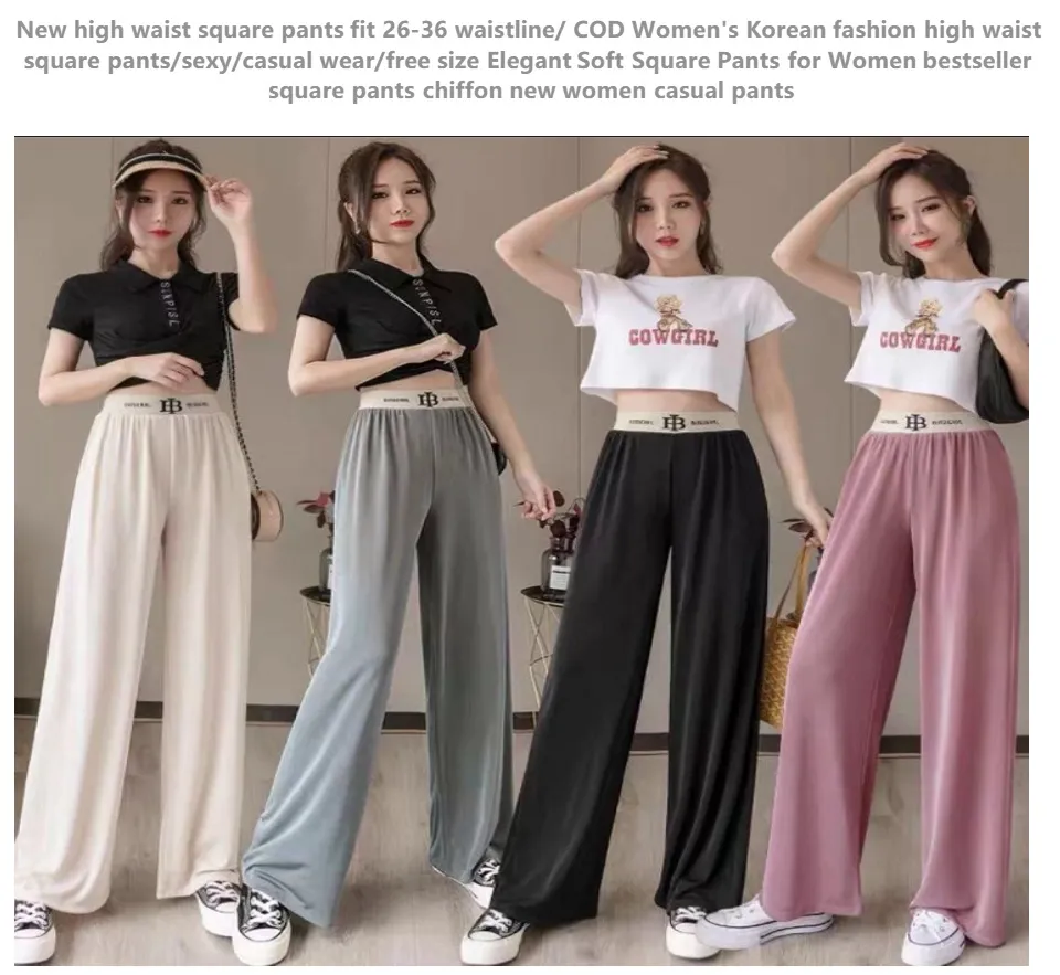 Korean Trendy Square pants for Casual & Formal wear. #korean