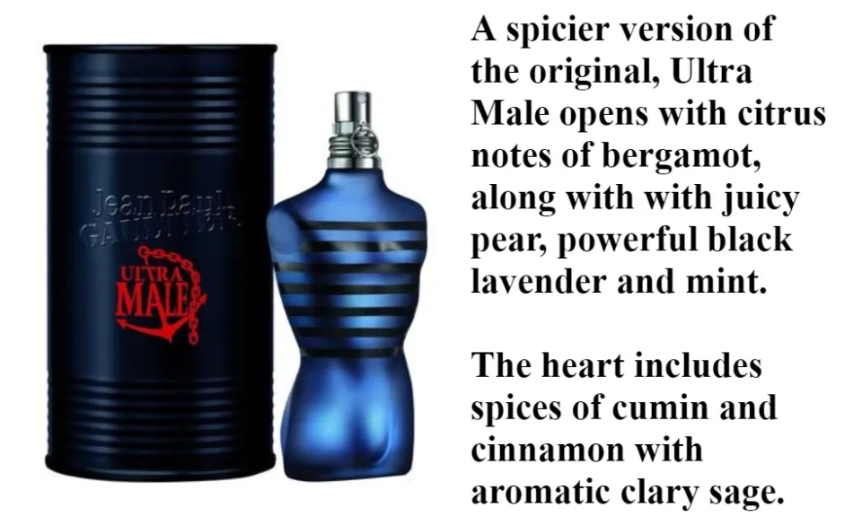 Jean Paul Gaultier Ultra Male Eau de Toilette sp 75ml/125ml/200ml