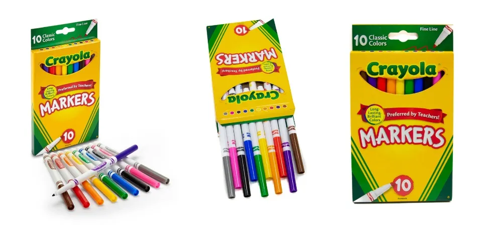 Crayola Classic Fine Line Markers 10 Colors Lazada PH