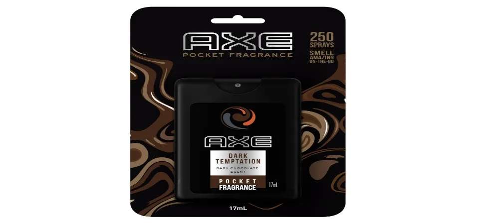 AXE Pocket Fragrance BLACK DARK TEMPTATION 250 Sprays 17ml