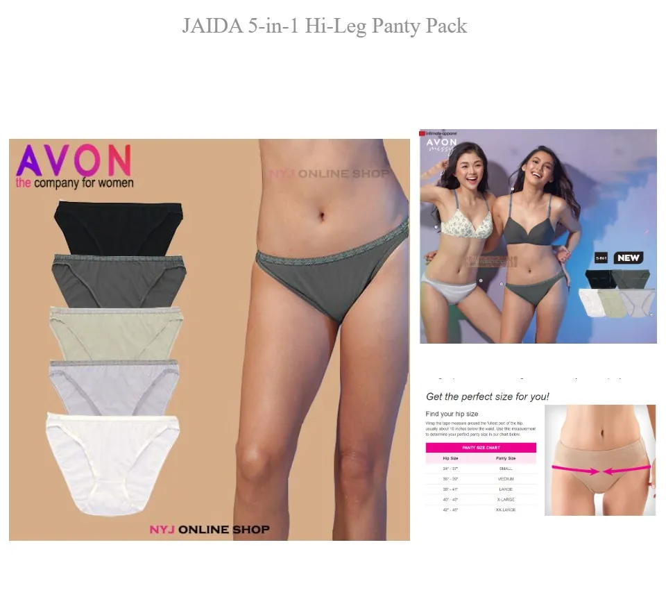Avon - Product Detail : Ira 6-in-1 Hi-leg Panty Pack