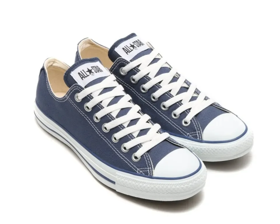 Converse blue low outlet cut