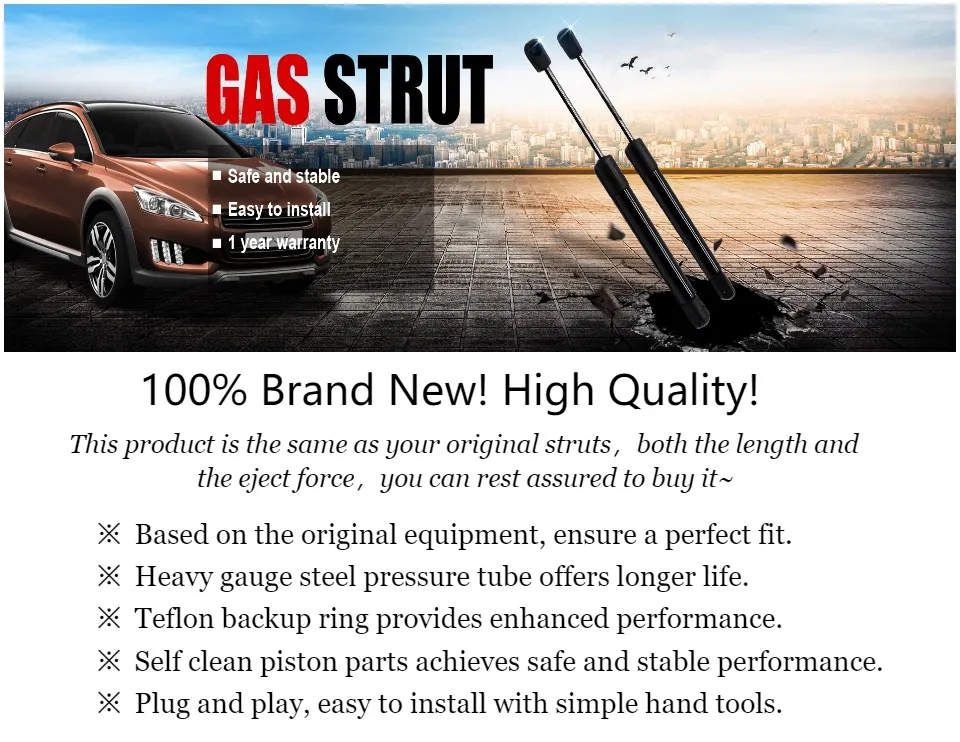 AUTOXBERT 2Pcs Car Rear Tailgate Boot Gas Struts For Hyundai Tucson TL 2015-2020 Hydraulic Boot Gas Springs Lift Support System 81770D7000 81771D3001 81780D7001 81781D3002 3 thumbnail image