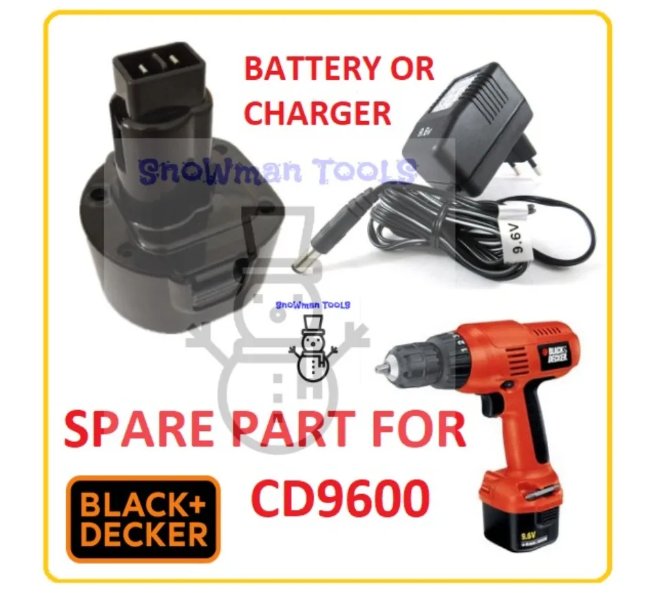 SPARE PART FOR BLACK DECKER CD9600 HM9600 9.6V CORDLSS DRILL