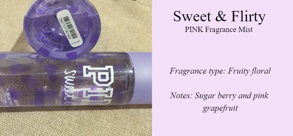 Body Splash Victoria's Secret Pink Sweet And Flirty 250ml Original