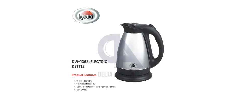 Kyowa KW-1363 Electric Kettle 1.5L | Lazada PH