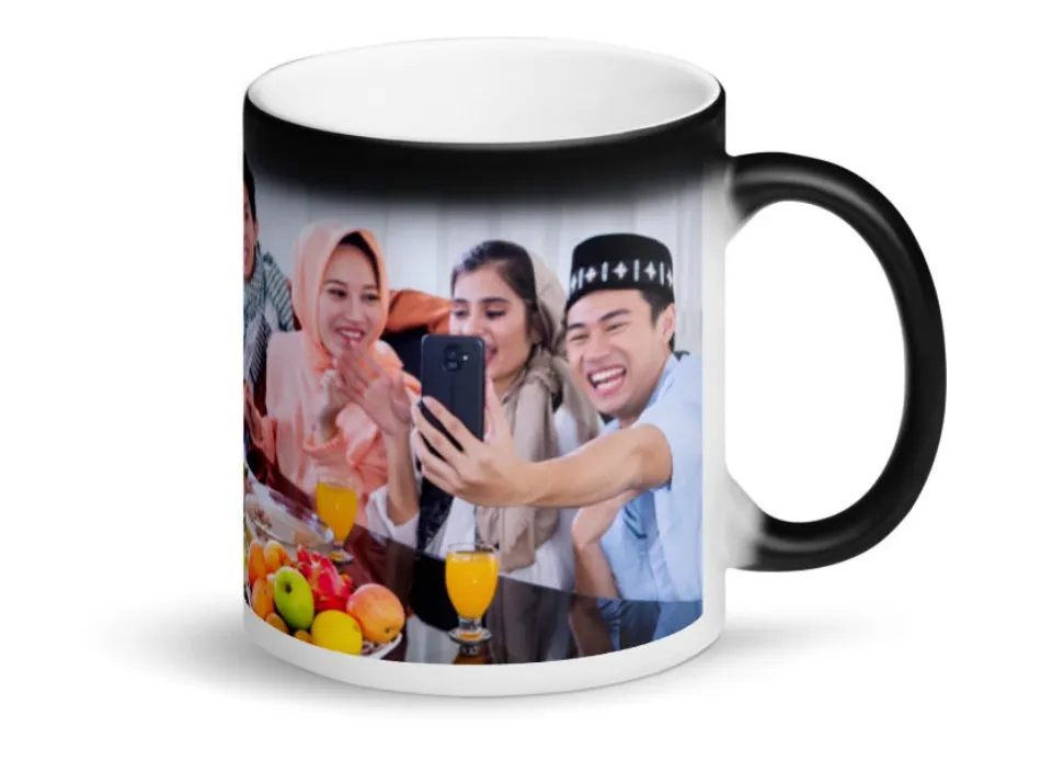 Print your photo) Personalized Photo (Magic Mug) Special Coffee