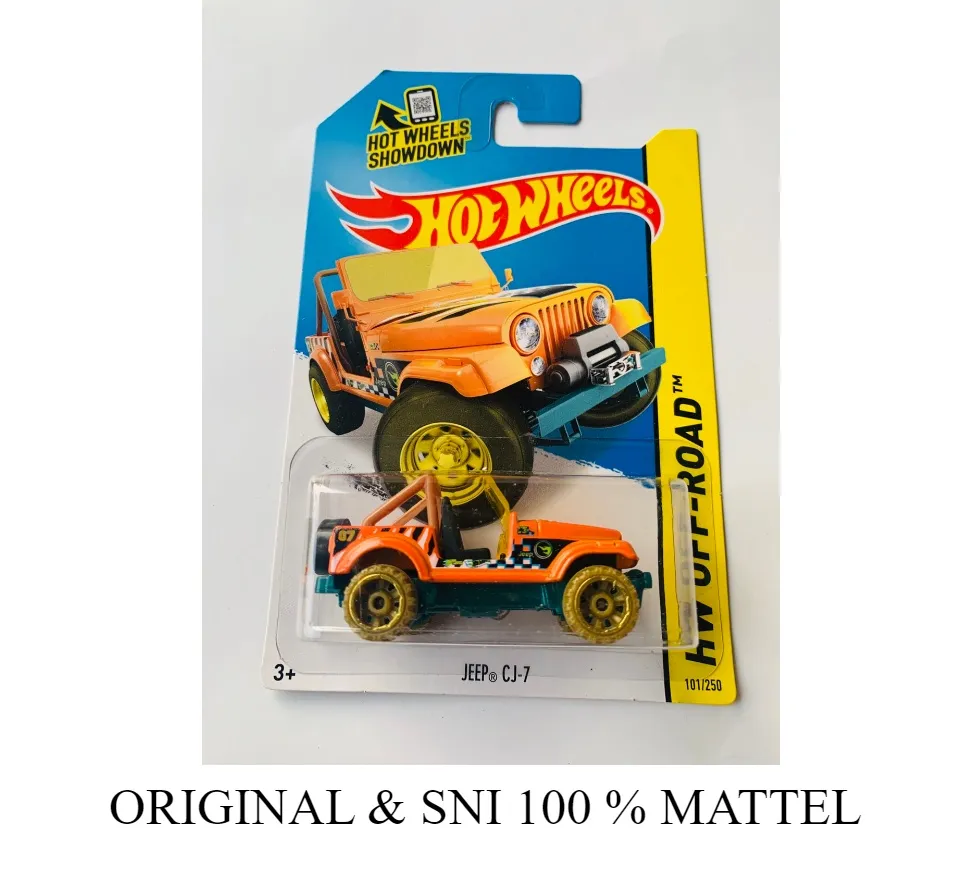 HOT WHEELS HOTWHEELS JEEP CJ-7 ORANGE ORANYE TREASURE HUNT HW OFF