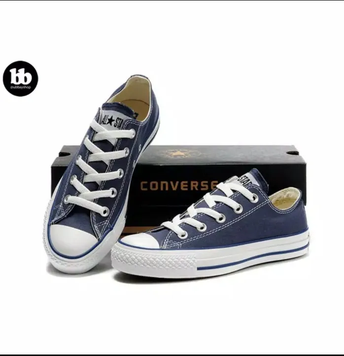 Converse all star original biru clearance dongker