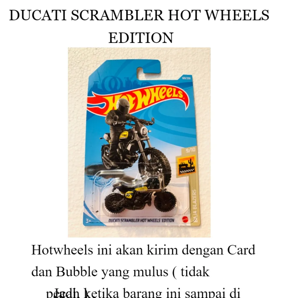 Hot Wheels Ducati Scrambler Mooneyes Giallo #169/250 - Serie Base 2021