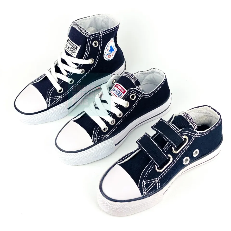 Sepatu Anak Converse001 Hitam All Star Sekolah 18-35 Usia TK SD
