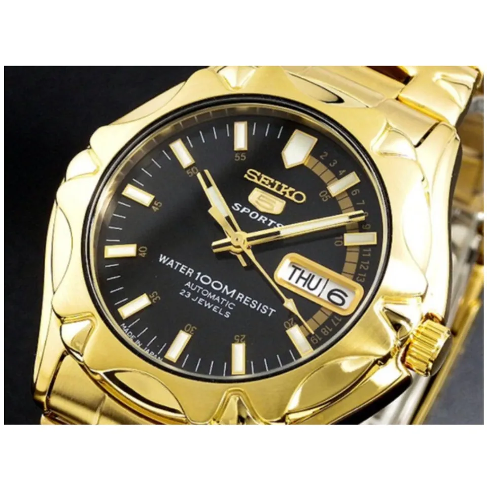 Seiko Expensive SNZ Sports 23 Jewels Water Resist Day Date