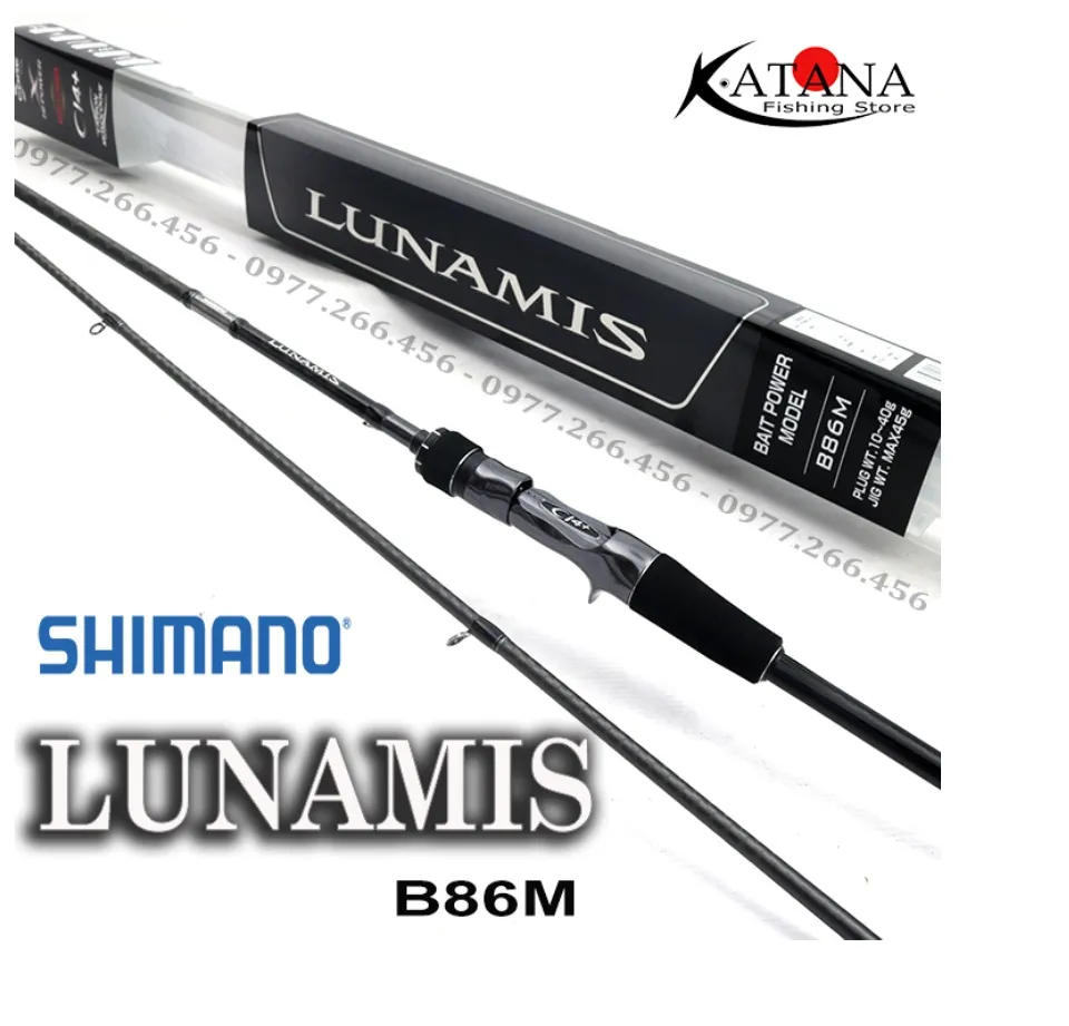 Cần Câu Lure Shimano - LUNAMIS B86M - Made in Indonesia