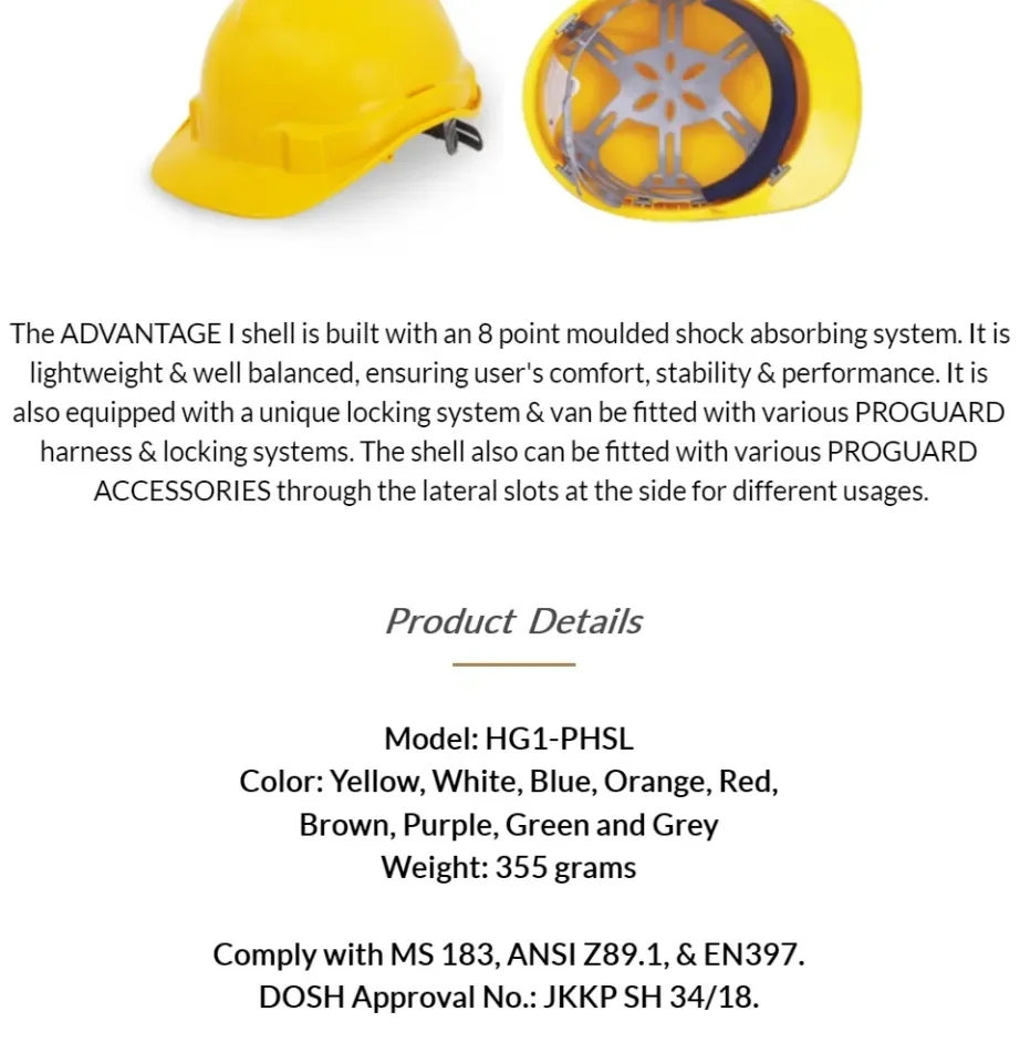 Advantage best sale hard hat