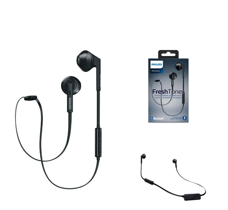 Philips FreshTones MyJam In Ear Wireless Bluetooth Headset SHB5250