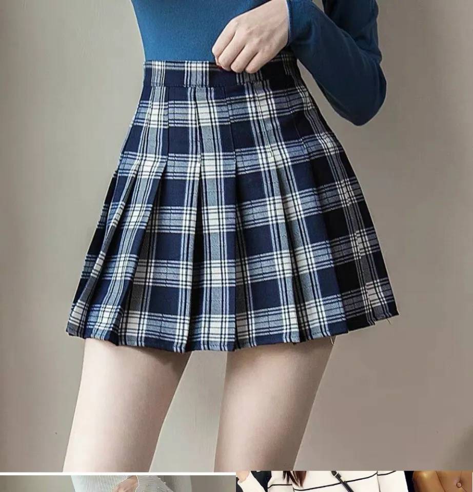 Chân váy kẻ caro ngắn mini chữ A kẻ sọc caro đẹp Hàn Quốc chơi dạo phố  -SK103